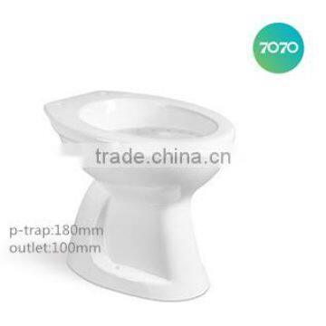 cheap chao zhou Washdown two piece P-trap toilets for sale T14