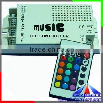 IR Music LED Controller, LED Music Controller 12V, 24 Keys IR LED RGB Music Controller