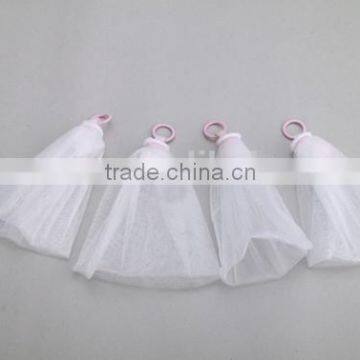 Custom Flower Shaped Multicolor Cute Exfoliating PE Baby Body Pouf Mesh Shower Puff , Mesh Sponge Bath Puff photo-4