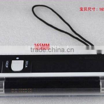 Multi Currencies Mini Money Detector UV With Fluorescent Tube For Credit Card