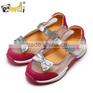 2016 Have Stock New Spring Autumn Childrne Princess Shoes With Bowknot Suede Leather High Quality Flats Shoes photo-3