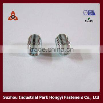 hex socket set security screws with cup point