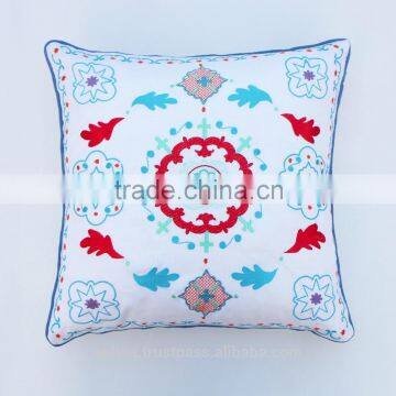 Suzani Embroidered Pillowcase, Cushion Cover photo-2