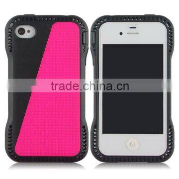 Plastic and TPU Combo Defender Case for IPhone 4 4s photo-2