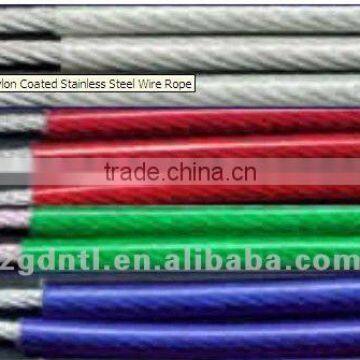 Steel wire cable coated PVC