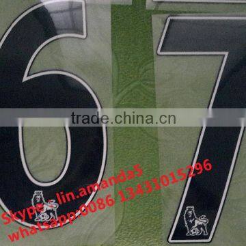 football team letter and number heat transfer
