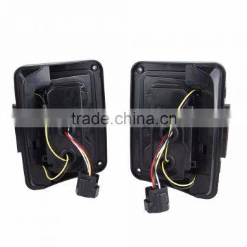 Jee-p LED Tail Lights for 2007-2015 Jee-p Wrangler Tail Light Brake Reverse Light Rear Back Up Turn Singal Lamp DRL photo-4