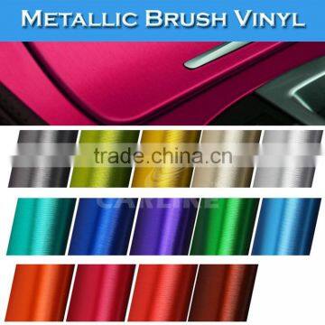 CARLIEK 1.52x20M Metallic Brushed Vinyl Auto Wrap Sticker photo-6