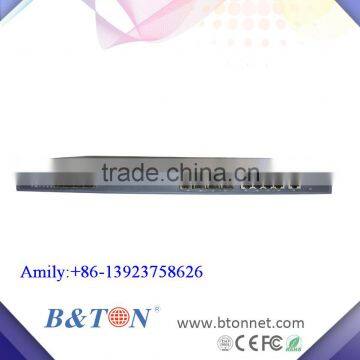 1U 19inch 8 Pon Ports 3 Layer Route FTTH Gepon OLT Device photo-2