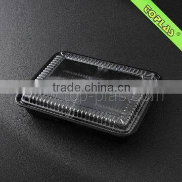 Take-out Plastic Food Container 3 Compartment