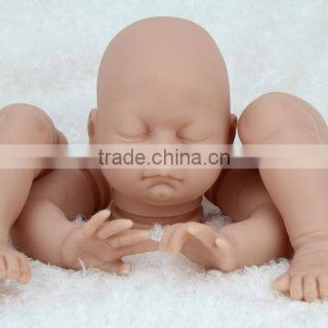 Manufacture small size kit bebe DIY silicone reborn baby doll kit for sale