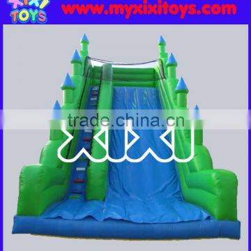 xixi toys green backyard inflatable slides for children