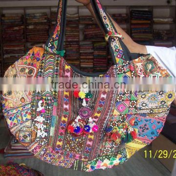 TRIBAL OLD TEXTILE FABRIC SADHU BAG