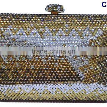 CB0124-28 New hot sell high quality fashion lady small handbag with nice shining stones decorate for party of cluth