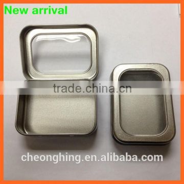 PVC window Package Metal Box, tin box manufacturer