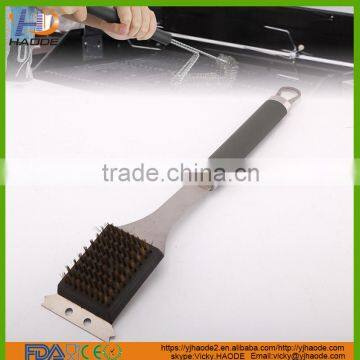 Wholesale price steel wire brush for barbecue clean with long handle from China supplier