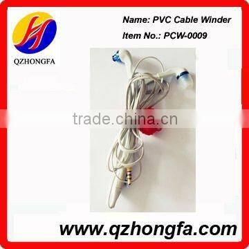 Decorative Rubber Earphone Cord Holder Gifts