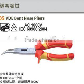 WEDO tools, VDE Bent Nose Pliers, CR-V material pliers