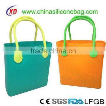 candy colors silicone beach bag lastest Color Ladies Silicone shoulder bag