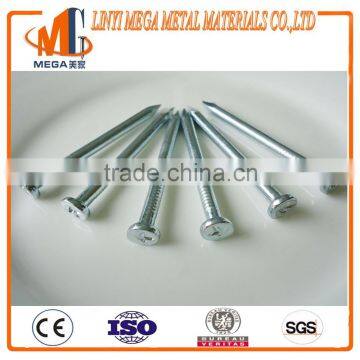 Svender Supply Harp Diamond Point Smooth Shank Electro Galvanized Steel Concrete Nail photo-2