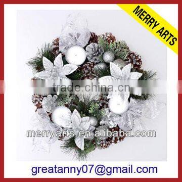 mini artificial christmas wreaths hot sale christmas decoration wreaths cheap