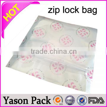 YASON reusable fruit bag with zipper gravure printing food zipper bag