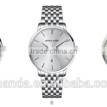 Top Quality Wrist Business Stainless Steel Metal Mens Watches photo-6