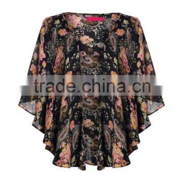 Lady printed kimono wholesale