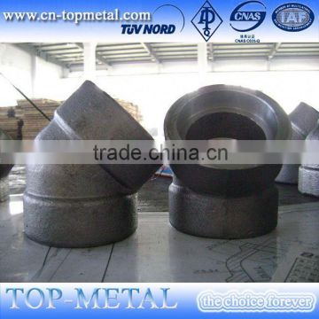 forged carbon steel socket welding pipe fitting