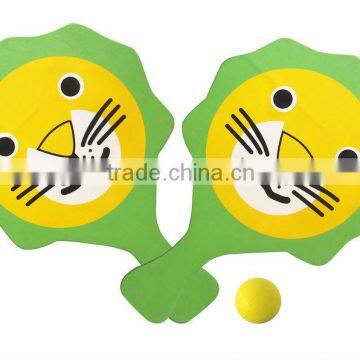 TA820 animal shaped wood beach racket