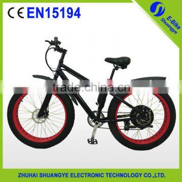 4.0 fat tire electric beach Cruiser Snow Bike