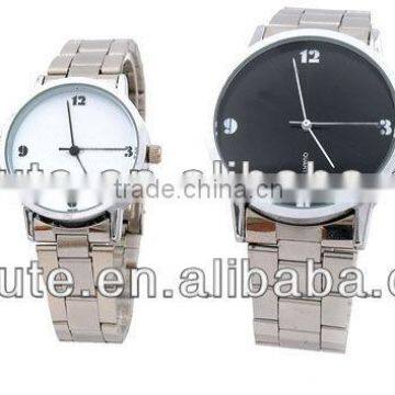 2013 new quartz movement pair stainless steel watch