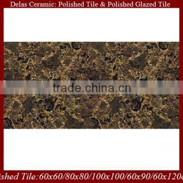 600x1200 Dark Brown Floor Ceramic Tile For Cheap