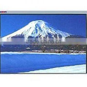 motorized style electric projector screen,aluminum case,matte white projection screen