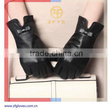 hot sale high quality girls in sheep leathers gloves import