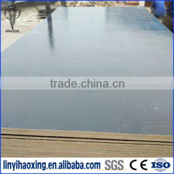 9mm black film faced plywood/waterproof film coated plywood linyi plywood manufacture