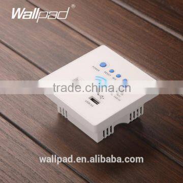 Supplier Wallpad White Wall Embedded AP Router Repeater Phone WPS USB Wireless Wall Charger Socket USB Rj45 3G WiFi Smart Socket                        
                                                Quality Choice