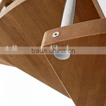 Simple Save Space Wood Steel Spiral Stairs/ Timber Spiral Staircase