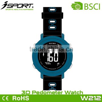 Sports Fitness Multifunction LCD Display BSCI Pedometer Wristband