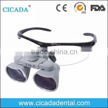 CICADA Hot sale medical magnifying glasses 3.5X dental loupes with light headband