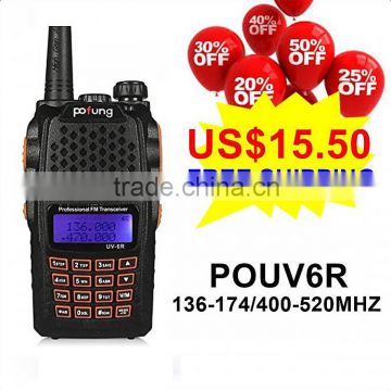 UV-6R,POFUNG UV-6R Dual Band 136-174/400-520MHZ HAM RADIO ,UV-6R