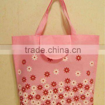 Printed loot non woven bag with ring button