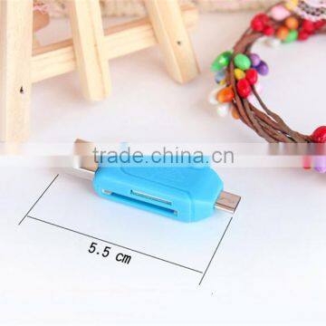 Universal Card Reader Mobile Phone PC Card Reader Micro USB OTG Card Reader OTG TF / SD Flash Memory Wholesale photo-5