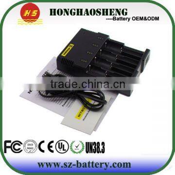 I4 battery charger for four battery cells