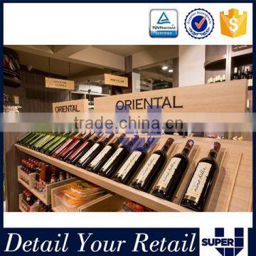 professional design wine display high quality liquor store decoration