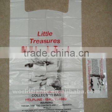 Printed given bag for Charity made from PE