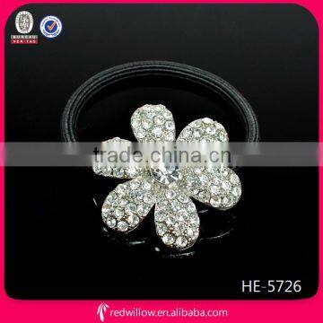 Low MOQ Jewelry flower shape Hair Accessories Wholesale Fashionable Style Hair Tie