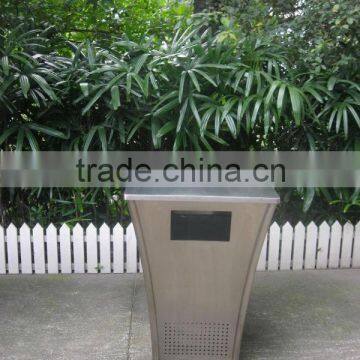 Good quality stainless steel outdoor furniture outdoor dustbin stainless steel