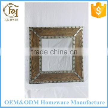 Large Decorative wood Wall Mirror