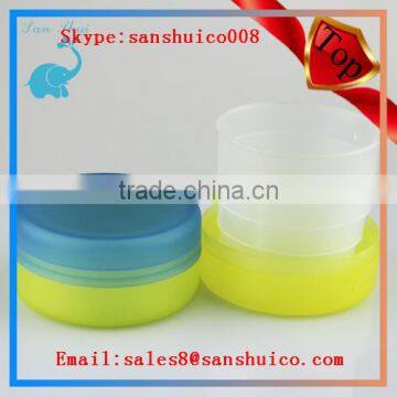 Promotional cheap PP plastic folding cup/foldable cup for travel/telescope cup 50ml pp telescopic cup